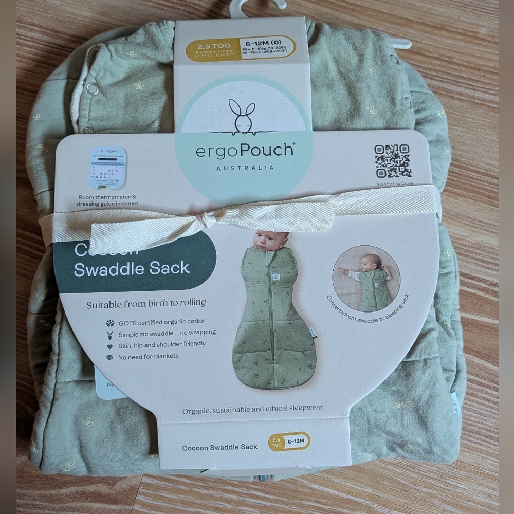 ErgoPouch Cocoon Swaddle Sack in Green